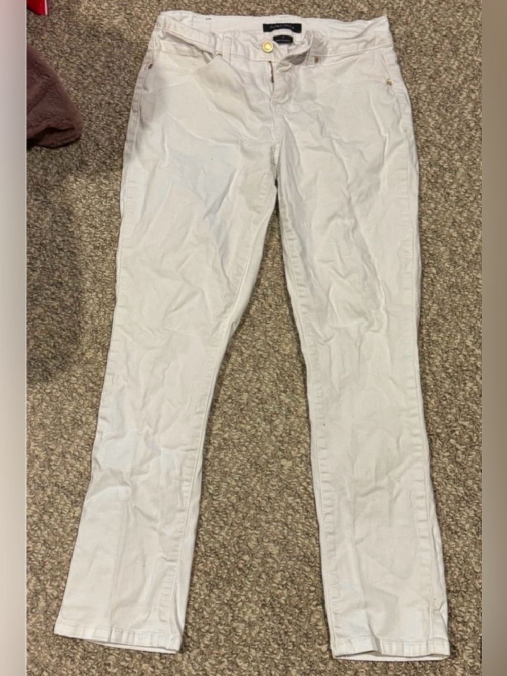 Vintage Ivanka Trump White Cropped Pants Size 4